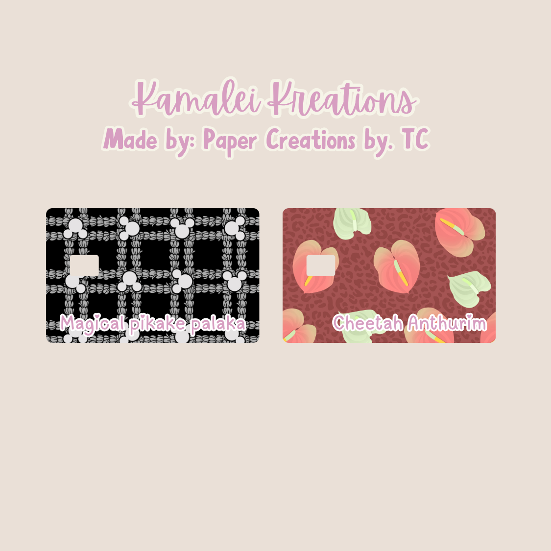 Kamalei Kreations Card Cover Collaboration