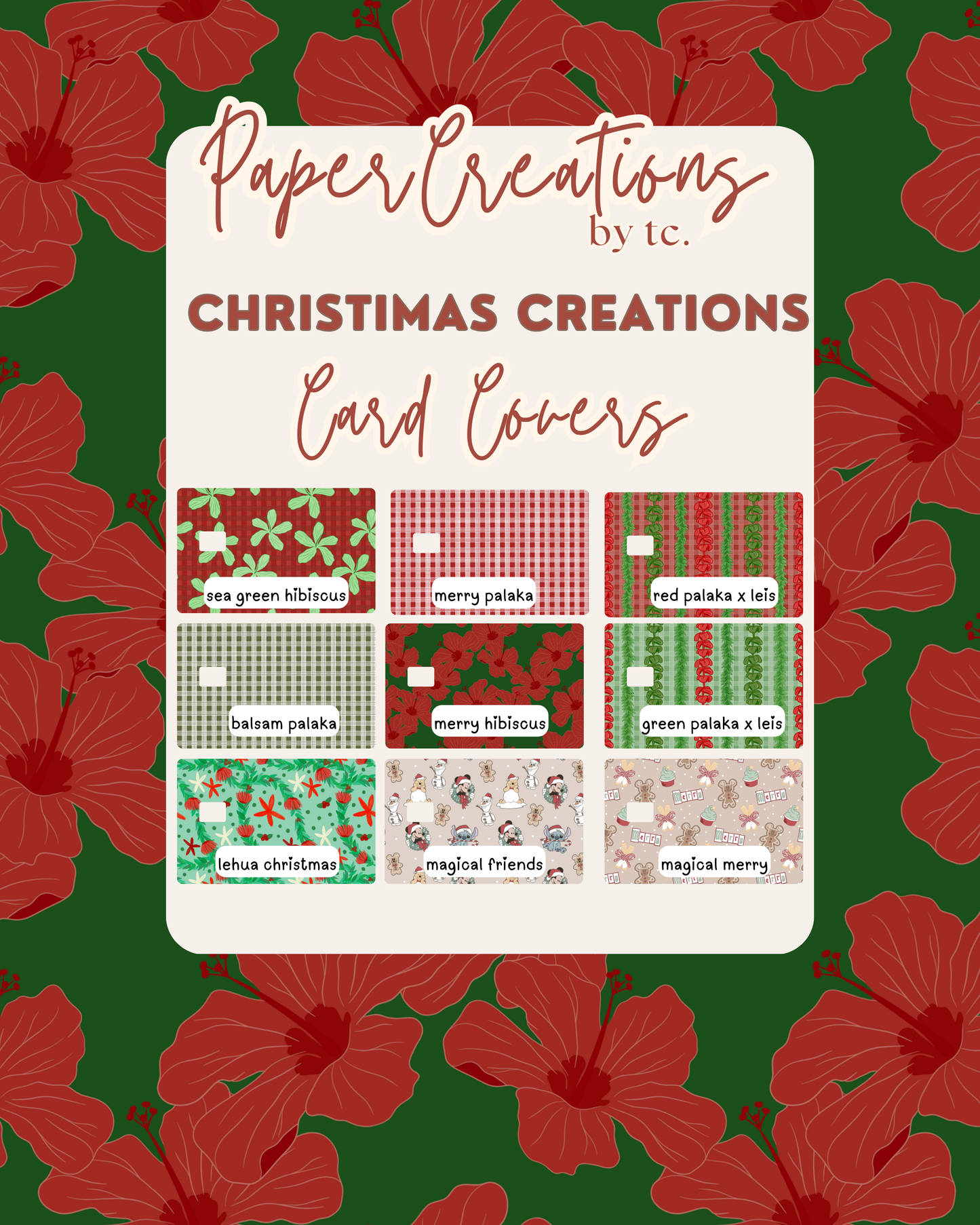 Festive Card Covers