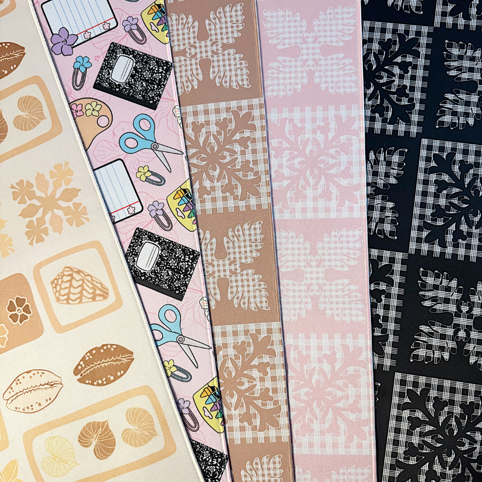 Full Size Desk Mat. Newly Added Design: Puas & Shells