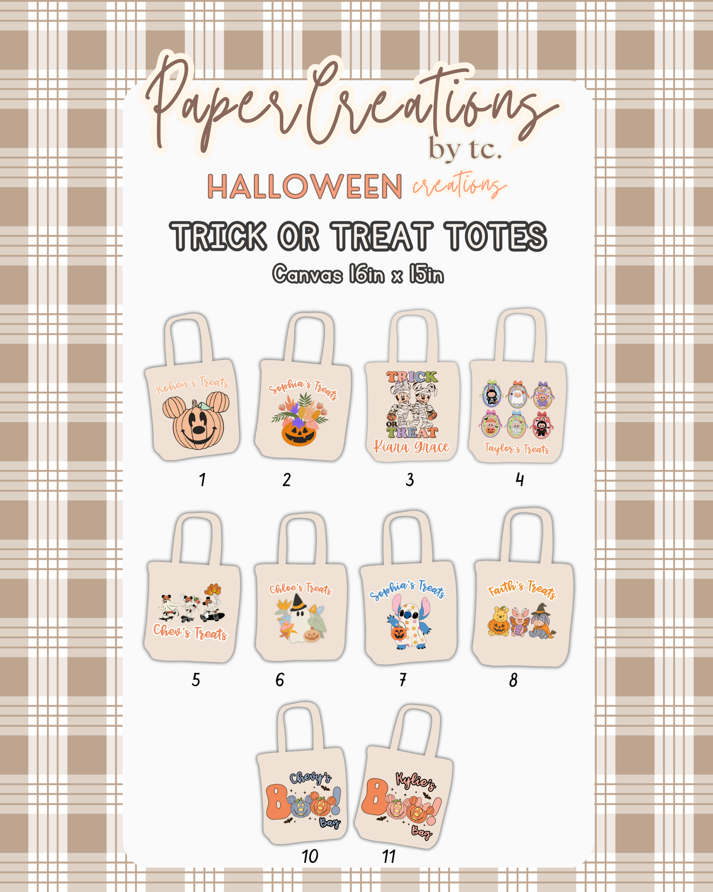 Trick or Treat Tote